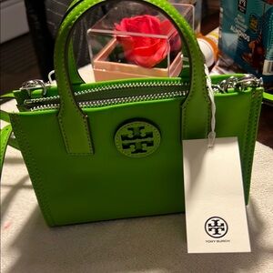 Tory Burch Green Mini Bag